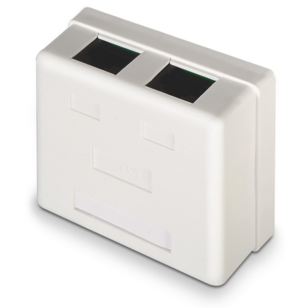 AISENS A139-0302 caja de conexiones de red Cat6 Blanco