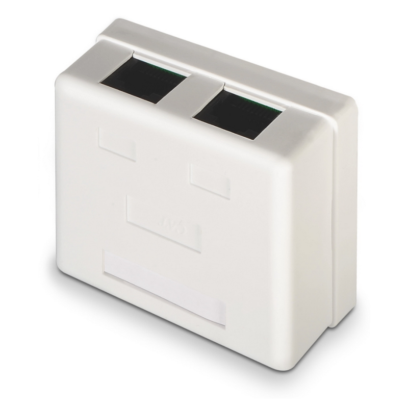 AISENS A139-0302 caja de conexiones de red Cat6 Blanco
