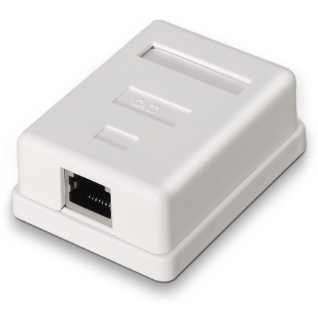 AISENS A139-0303 caja de conexiones de red Cat6 Blanco