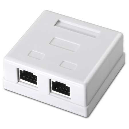 AISENS A139-0304 caja de conexiones de red Cat6 Blanco