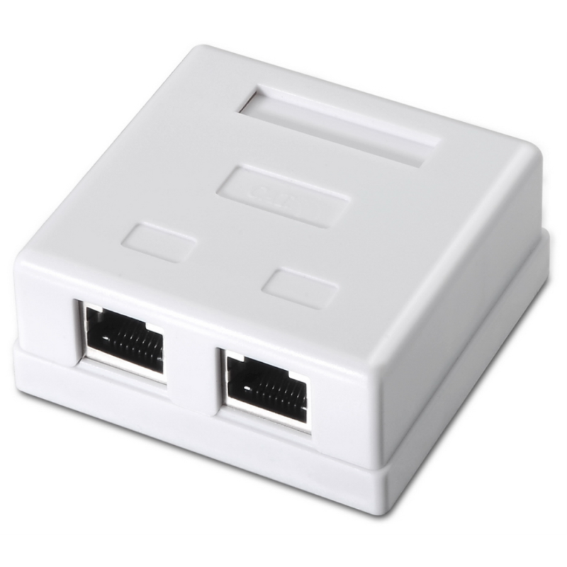 AISENS A139-0304 caja de conexiones de red Cat6 Blanco