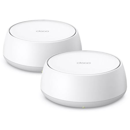 TP-Link DECO BE25(2-PACK) sistema Wi-Fi Mesh (Wi-Fi en malla) Doble banda (2,4 GHz / 5 GHz) Wi-Fi 7 (802.11be) Blanco Interno