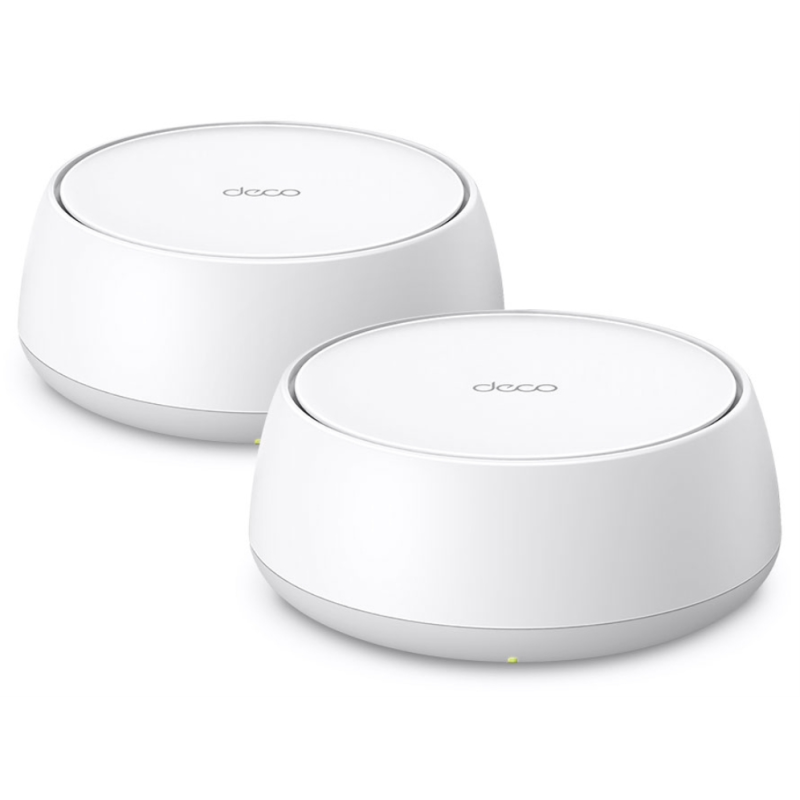 TP-Link DECO BE25(2-PACK) sistema Wi-Fi Mesh (Wi-Fi en malla) Doble banda (2,4 GHz / 5 GHz) Wi-Fi 7 (802.11be) Blanco Interno