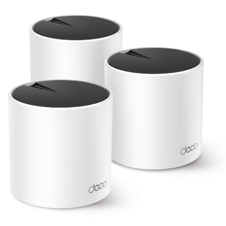 TP-Link DECO X55 (3-Pack) Doble banda (2,4 GHz / 5 GHz) Wi-Fi 6 (802.11ax) Blanco Interno