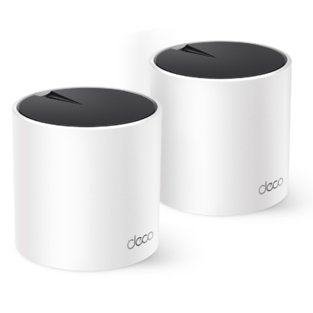 TP-Link DECO X55 (2-Pack) Doble banda (2,4 GHz / 5 GHz) Wi-Fi 6 (802.11ax) Blanco 3 Interno