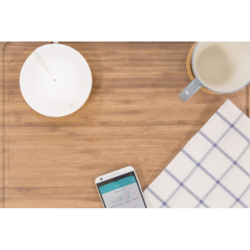 TP-Link Deco M5 (1-Pack) Doble banda (2,4 GHz / 5 GHz) Wi-Fi 5 (802.11ac) Blanco 2 Interno