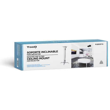 TooQ SOPORTE UNIVERSAL INCLINABLE DE TECHO PARA PROYECTOR PLATA