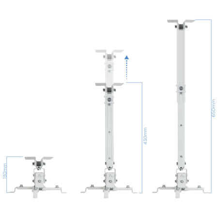 TooQ PJ2012T-W montaje para projector Techo Blanco