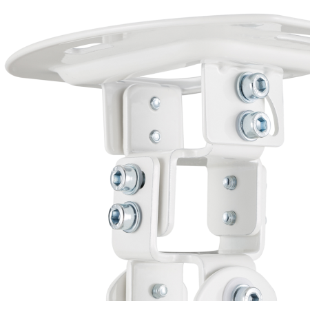 AISENS Soporte Universal Giratorio, Inclinable de Techo para Proyector 13.5Kg, Blanco