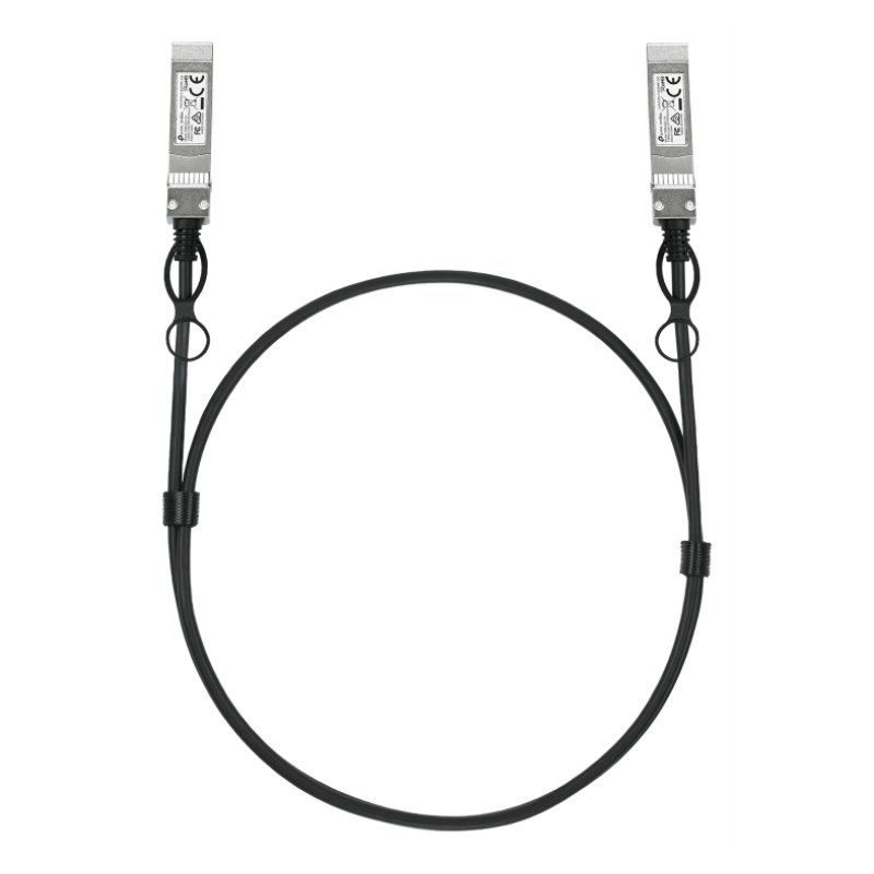 TP-Link Omada SM6220-1M Cable de fibra óptica e InfiniBand SFP28 Negro, Plata
