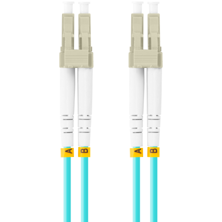 Lanberg FO-LULU-MD31-0020-TQ Cable de fibra óptica e InfiniBand 2 m LC Color aguamarina