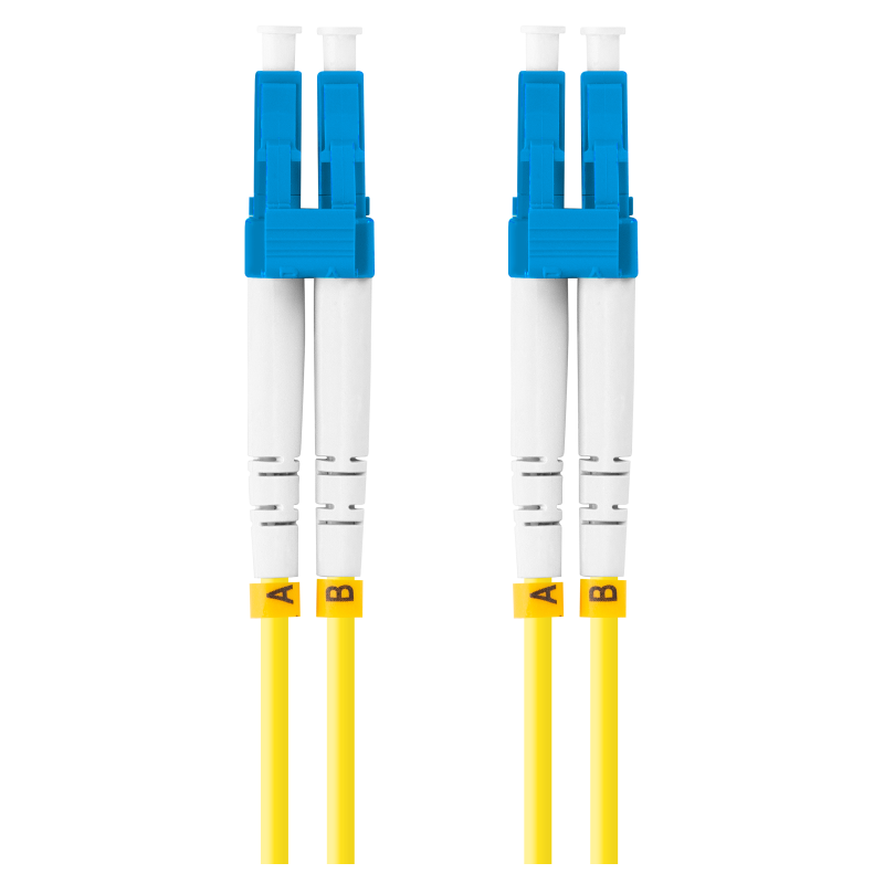 Lanberg FO-LULU-SD11-0020-YE Cable de fibra óptica e InfiniBand 2 m LC Amarillo