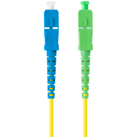 Lanberg FO-SASU-SS21-0010-YE Cable de fibra óptica e InfiniBand 1 m SC Amarillo