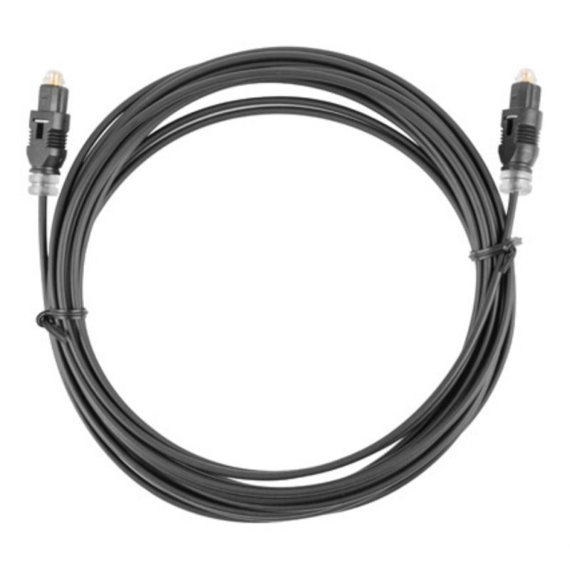 Lanberg CA-TOSL-10CC-0020-BK Cable de fibra óptica e InfiniBand 2 m Toslink Negro