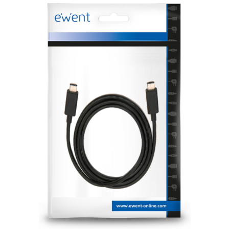 Ewent EC1045 cable USB USB 3.2 Gen 2 (3.1 Gen 2) 1 m USB C Negro