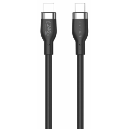 HYPER HJ4002BKGL cable USB USB 2.0 2 m USB C Negro
