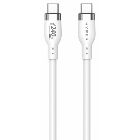 HYPER HJ4002WHGL cable USB USB 2.0 2 m USB C Blanco