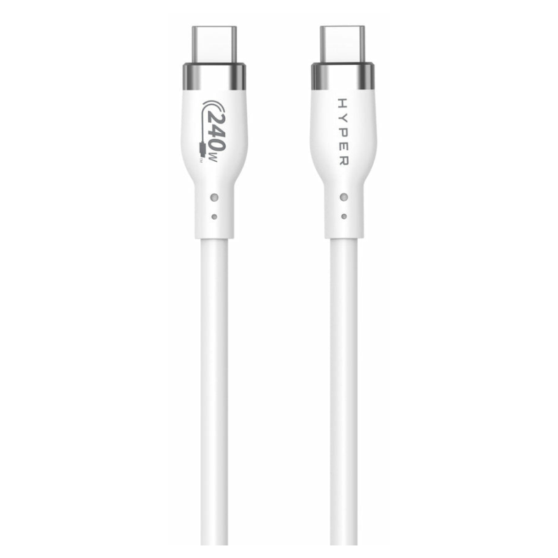 HYPER HJ4002WHGL cable USB USB 2.0 2 m USB C Blanco
