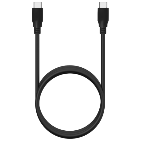AISENS Cable USB 3.2 Gen2x2 20Gbps 8k@30Hz 5A 100w E-Marker, Tipo USB-C/M-USB-C/M, Negro, 0.6m
