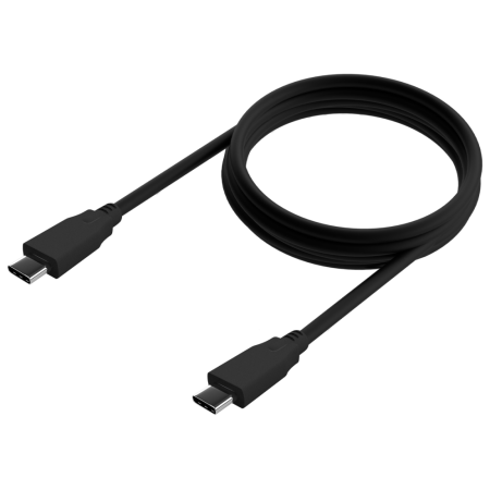 AISENS Cable USB 3.2 Gen2x2 20Gbps 8k@30Hz 5A 100W E-Marker, Tipo USB-C/M-USB-C/M, Negro, 1.0m