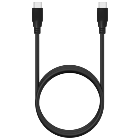 AISENS Cable USB 3.2 Gen2x2 20Gbps 8k@30Hz 5A 100W E-Marker, Tipo USB-C/M-USB-C/M, Negro, 1.0m