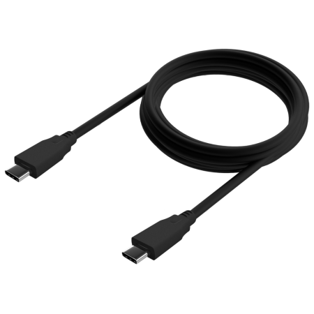 AISENS Cable USB 3.2 Gen2x2 20Gbps 8k@30Hz 5A 100W E-Marker, Tipo USB-C/M-USB-C/M, Negro, 1.5m