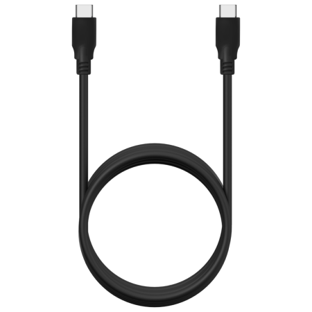 AISENS Cable USB 3.2 Gen2x2 20Gbps 8k@30Hz 5A 100W E-Marker, Tipo USB-C/M-USB-C/M, Negro, 1.5m