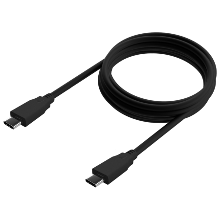 AISENS Cable USB 3.2 Gen2x2 20Gbps 8k@30Hz 5A 100W E-Marker, Tipo USB-C/M-USB-C/M, Negro, 2.0m