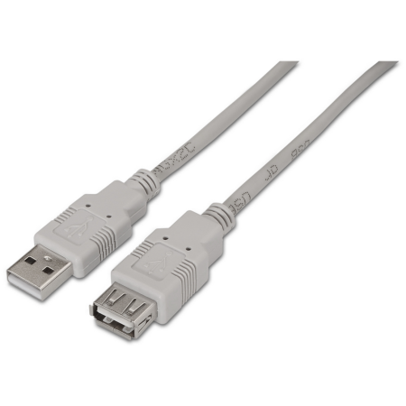 AISENS A101-0014 cable USB USB 2.0 3 m USB A Beige