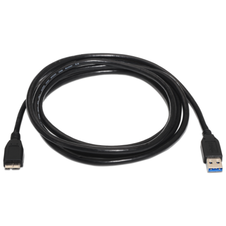 AISENS A105-0043 cable USB USB 3.2 Gen 1 (3.1 Gen 1) 1 m USB A Micro-USB B Negro