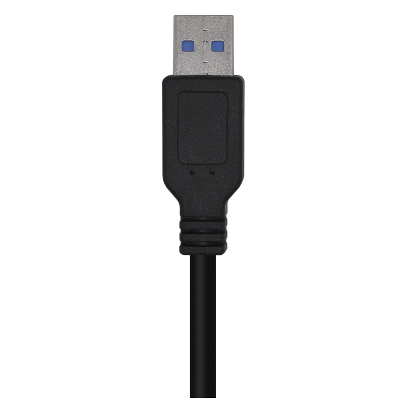 AISENS Cable USB 3.0, Tipo A/M-A/M, Negro, 2.0m