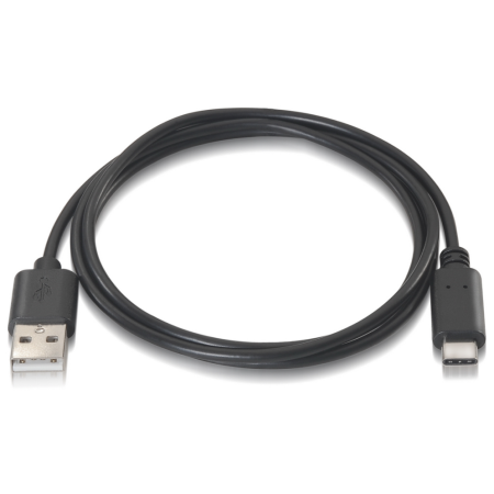 AISENS A107-0050 cable USB USB 2.0 0,5 m USB A USB C Negro