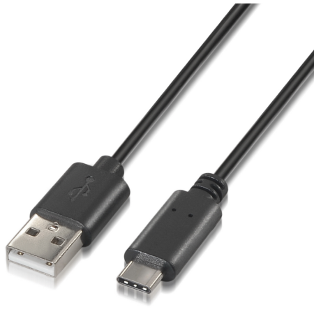 AISENS A107-0051 cable USB USB 2.0 1 m USB A USB C Negro