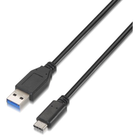 AISENS A107-0060 cable USB USB 3.2 Gen 2 (3.1 Gen 2) 1 m USB A USB C Negro