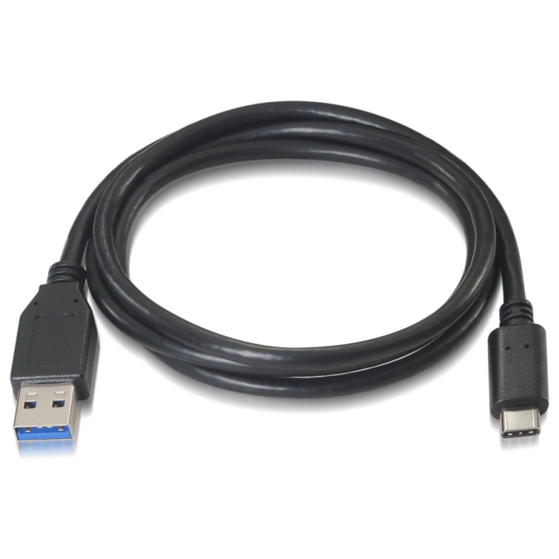 AISENS A107-0060 cable USB USB 3.2 Gen 2 (3.1 Gen 2) 1 m USB A USB C Negro