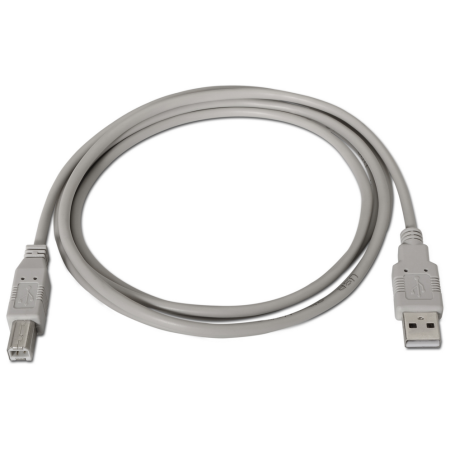 AISENS A101-0002 cable USB USB 2.0 1,8 m USB A USB B Beige