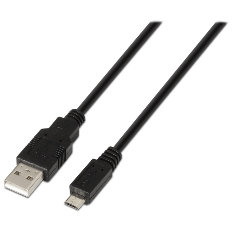AISENS A101-0028 cable USB USB 2.0 1,8 m USB A Micro-USB B Negro
