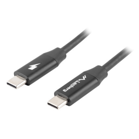Lanberg CA-CMCM-40CU-0010-BK cable USB USB 2.0 1 m USB C Negro