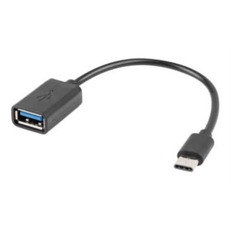 Lanberg AD-OTG-UC-01 cable USB USB 2.0 0,15 m USB A USB C Negro