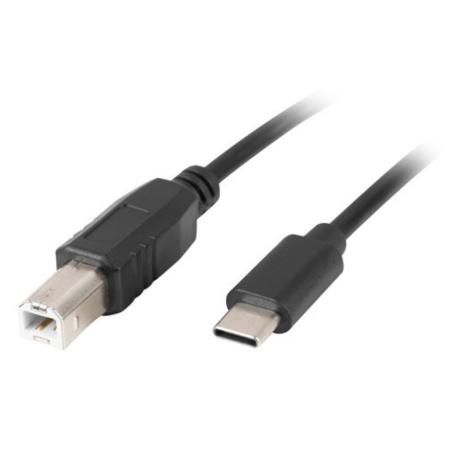 Lanberg CA-USBA-14CC-0030-BK cable USB USB 2.0 3 m USB B USB C Negro