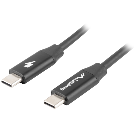Lanberg CA-CMCM-40CU-0018-BK cable USB USB 2.0 1,8 m USB C Negro