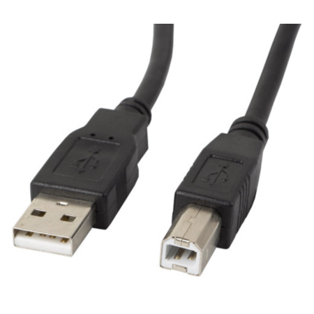 Lanberg CA-USBA-11CC-0010-BK cable USB USB 2.0 1 m USB B Negro