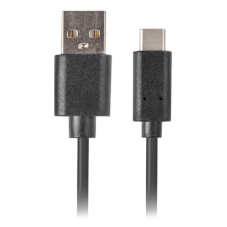 Lanberg CA-USBO-20CU-0010-BK cable USB USB 2.0 1 m USB A USB C Negro