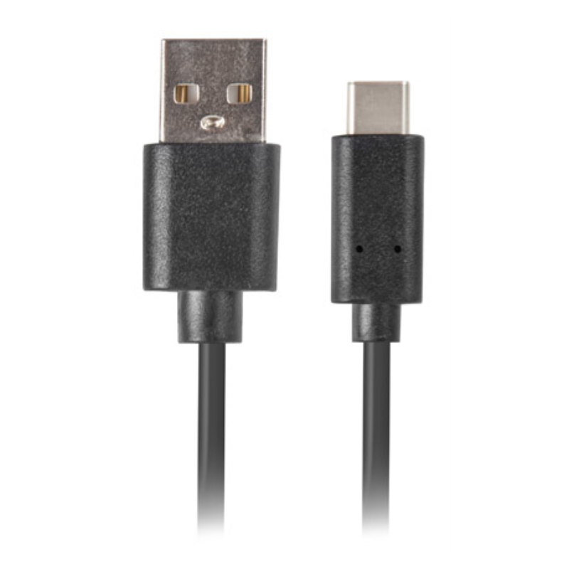 Lanberg CA-USBO-20CU-0010-BK cable USB USB 2.0 1 m USB A USB C Negro