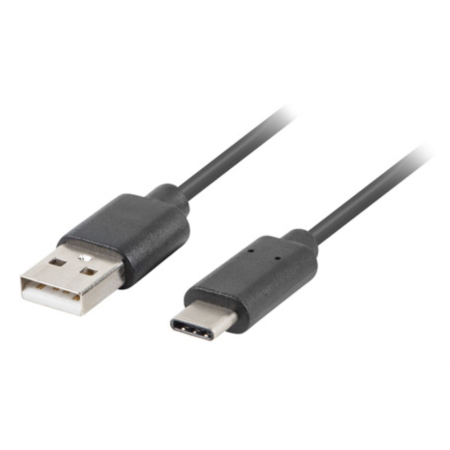 Lanberg CA-USBO-31CU-0010-BK cable USB 1 m USB 3.2 Gen 1 (3.1 Gen 1) USB A USB C Negro