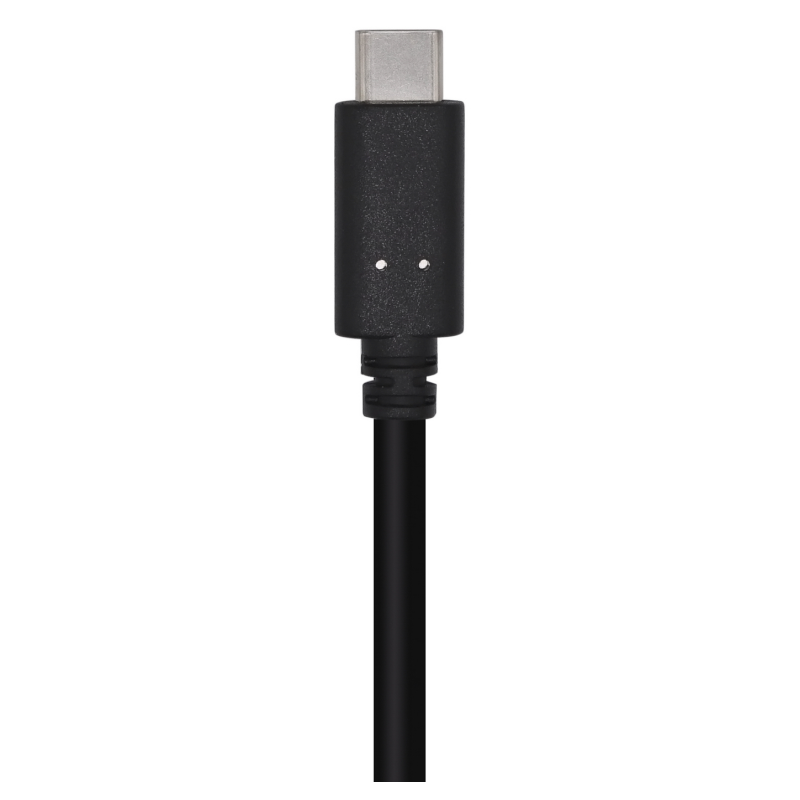 AISENS Cable USB 3.1 Gen 2 10 Gbps 3 A, Tipo C/M-A/M, Negro, 1.5m