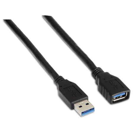 AISENS A105-0041 cable USB USB 3.2 Gen 1 (3.1 Gen 1) 1 m USB A Negro