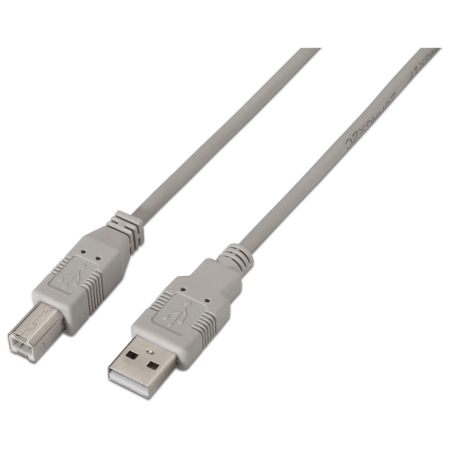 AISENS A101-0003 cable USB USB 2.0 3 m USB A USB B Beige