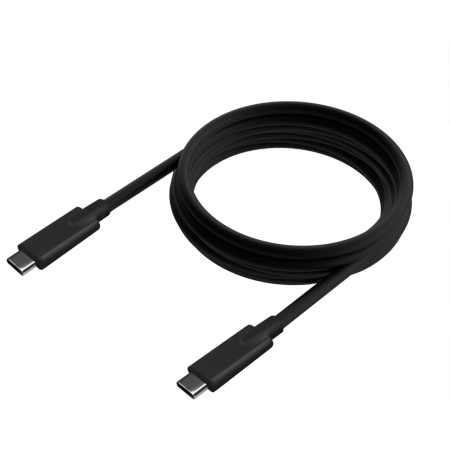 AISENS Cable USB 3.2 Gen1 5Gbps 4k@60Hz 3A 60W E-Marker, Tipo USB-C/M-USB-C/M, Negro, 5.0m