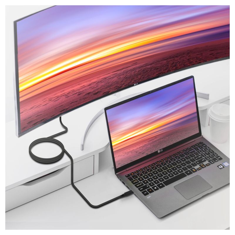 AISENS Cable USB 3.2 Gen1 5Gbps 4k@60Hz 3A 60W E-Marker, Tipo USB-C/M-USB-C/M, Negro, 5.0m
